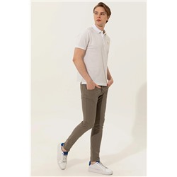 Erkek Taş Polo Yaka Tişört