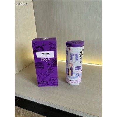 Термостакан Starbuck*s с городами Южной Кореи  ☕️  Экспорт в Южную Корею