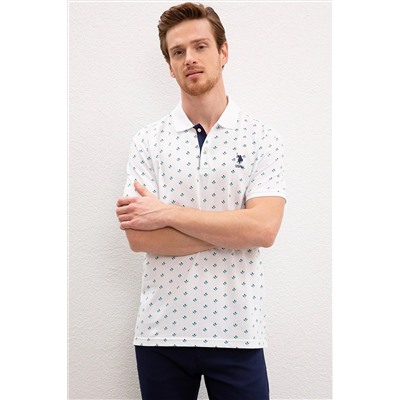 U.S. Polo Assn. Beyaz Erkek T-Shirt G081SZ011.000.985474