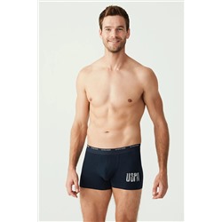 U.S. Polo Assn. Erkek Lacivert - Lacivert Melanj 3 Lü Boxer