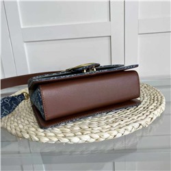 Джинсовая ручная сумка через плечо с принтом PINKO 100204A138, полная упаковка с версией с чипом, размер: 21*13*7 распродажа