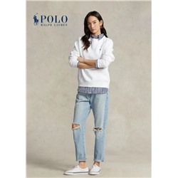 Классический вышитый  свитер из хлопка и полиэстера РАЛЬ*Ф Л