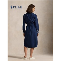 Длинное платье - рубашка с поясом   Pol*o Ralp*h Laure*n