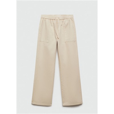 Pantalón algodón cintura elástica