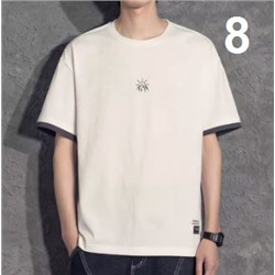 Мужская хлопковая футболка с принтом