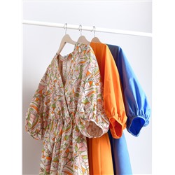 Cotton rich mini dress