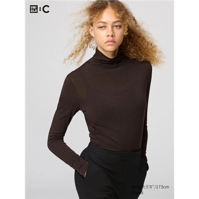 HEATTECH Extra Warm Cashmere Blend Turtleneck T-Shirt