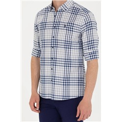 Erkek Taş Uzun Kollu Gömlek