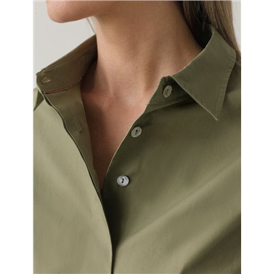 Блузка из легкого хлопкового поплина