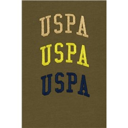 Çocuk Haki Bisiklet Yaka Sweatshirt