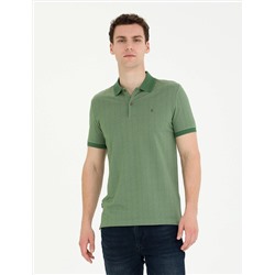 Haki Slim Fit Polo Yaka Tişört
