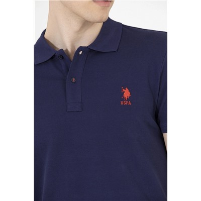 Erkek Lacivert Basic Polo Yaka Tişört