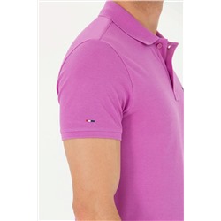 Erkek Menekşe Basic Tişört