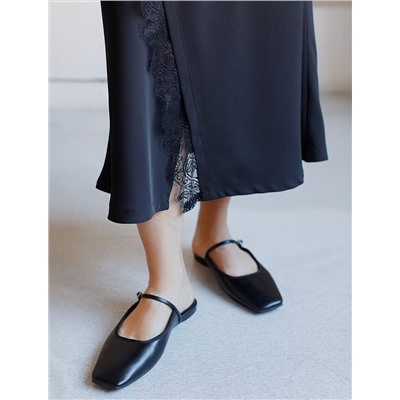 Юбка миди  на запАх из креп-шифона с кружевом