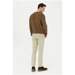 Erkek Açık Haki Jean Pantolon