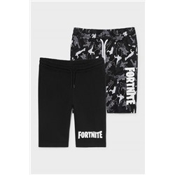 Multipack 2er - Fortnite - Sweatshorts - Bio-Baumwolle
