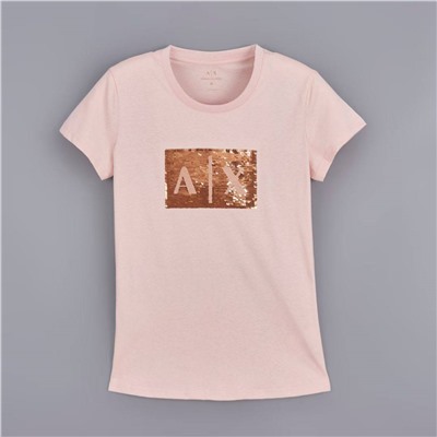 Облегающая футболка с пайетками АРМАН*И