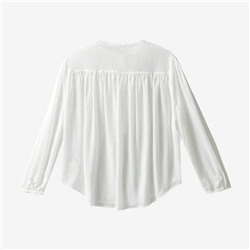 Комплект рубашка + майка из гладкой и элегантной шифоновой ткани, экспортная фабрика