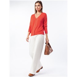 Кардиган тонкой вязки из вискозы