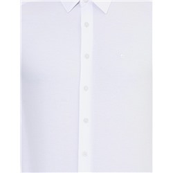 Beyaz Slim Fit Uzun Kollu Gömlek