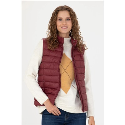 Kadın Bordo Yelek