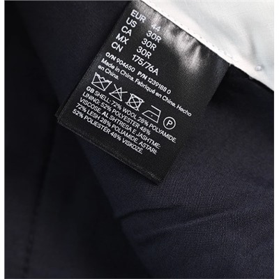 Женские шерстяные брюки с высокой талией Н*М