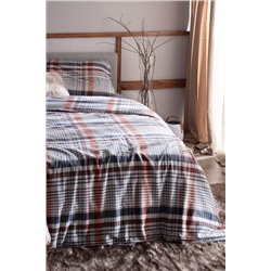 Boussy King Size %100 Pamuk Flanel Nevresim Takımı - Lacivert