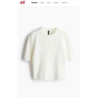 Женский пуловер с короткими рукавами Н*М