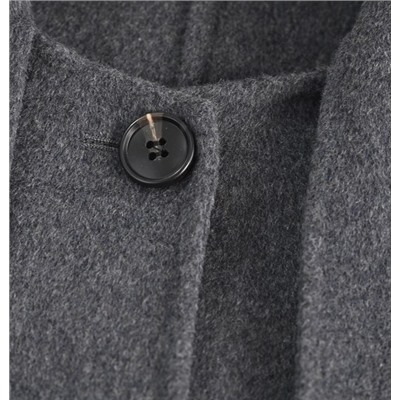 Шерстяное пальто с двусторонним кроем КО*С