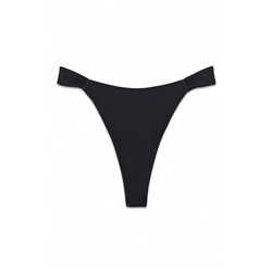 Braga bikini brasileña cortina negra