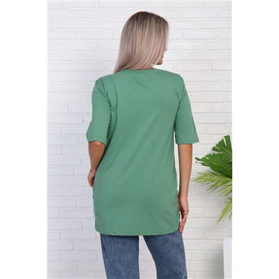 Футболка 786 с рисунком листья пальмы НАТАЛИ #986272