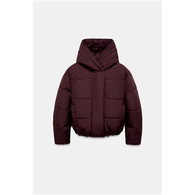 SHORT WATER-REPELLENT WINDPROOF HOODED ANORAK