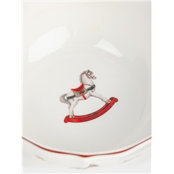 Салатник, 15x6 см, 720 мл, фарфор N, белый, Лошадка, Miracle