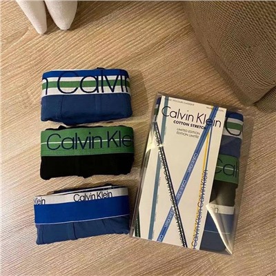 Мужские трусы боксеры   Calvi*n Klei*n  Набор из 3 шт