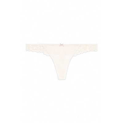 Tanga encaje cintura gris