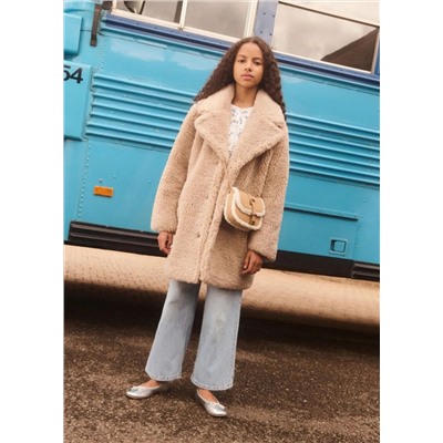 Детская тёплая шуба МАНГ*О 🤍  Материал: полиэстер