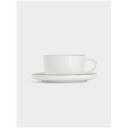 Чашка с блюдцем, 100 мл, Кашемир Gold