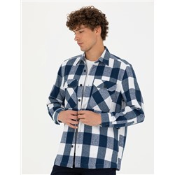 Lacivert Comfort Fit Gömlek Ceket