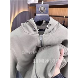 Мужской однотонный повседневный свитшот