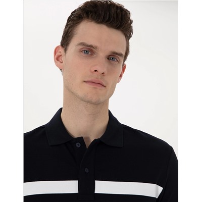 Lacivert Slim Fit Tişört