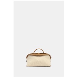 ELONGATED SHEARLING BAG