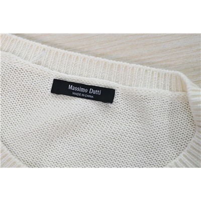 Женский кардиган из хлопковой смеси с жемчужными пуговицами МАССИМО Д