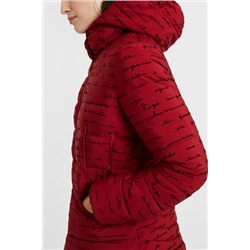 Chaqueta corta slim escrita