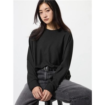Soft Knit Fleece Crew Neck T-Shirt