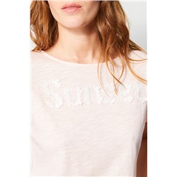 Футболка Badis Пыльно- розовая