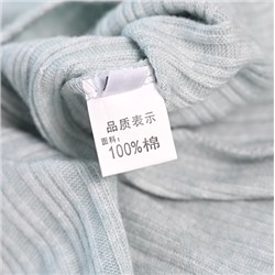 Тонкий полосатый хлопковый свитер