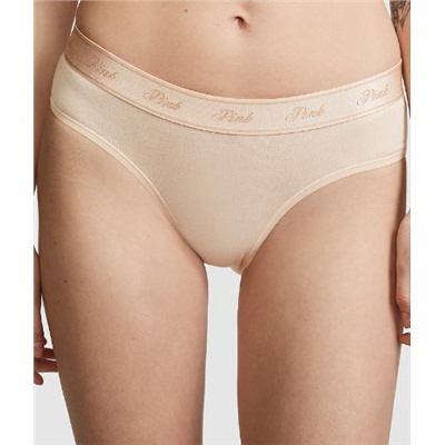 PINK Logo Cotton Hiphugger Panty