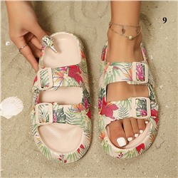 Женские пляжные шлепки