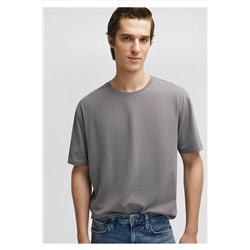 Mavi Stretch Gri Basic Tişört Loose Fit / Bol Rahat Kesim 0610136-80618