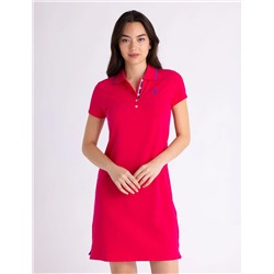 TIPPED POLO DRESS